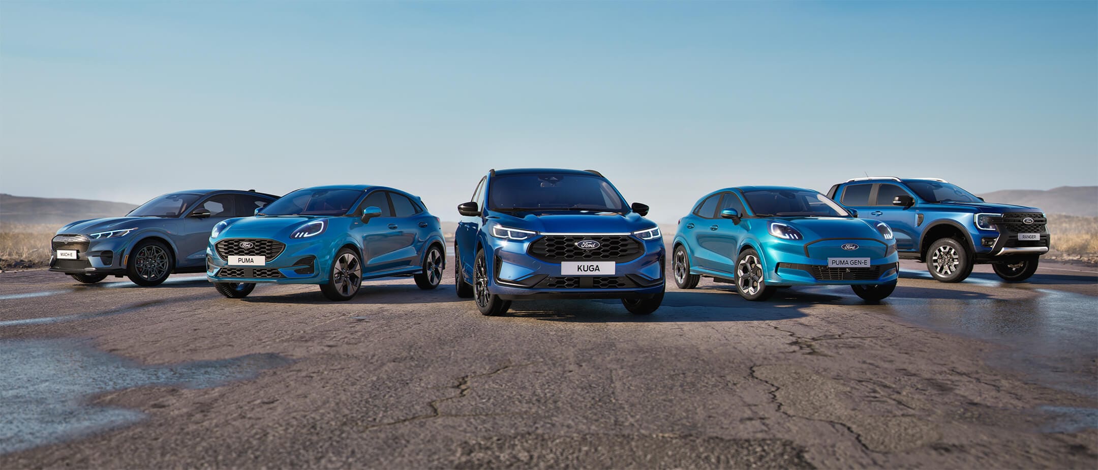 Funkcí jízdy bez držení volantu Ford BlueCruise disponují modelové řady Mustang Mach-E, Puma, Kuga, Puma Gen-E a Ranger.