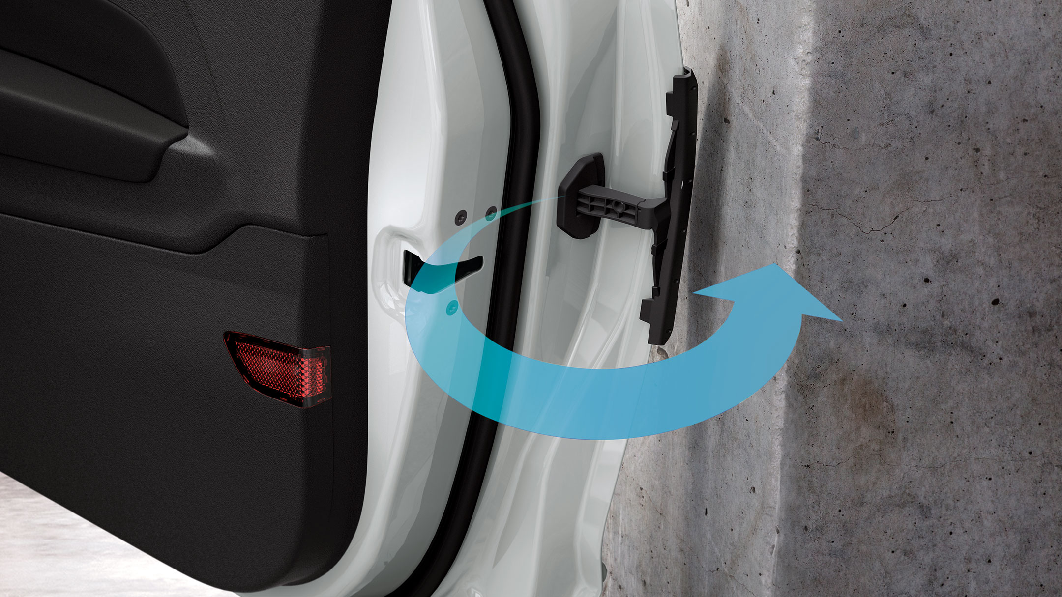 Ford Fiesta chrániče hran dveří
