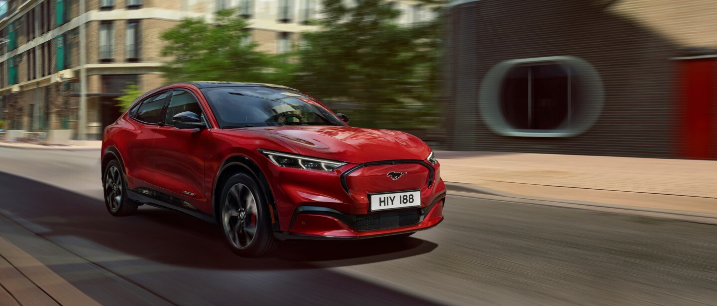 All-New red Ford Mustang Mach-E All-New red Ford Mustang Mach-E