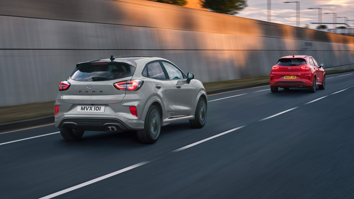 Ford Puma ST zobrazuje adaptivní tempomat