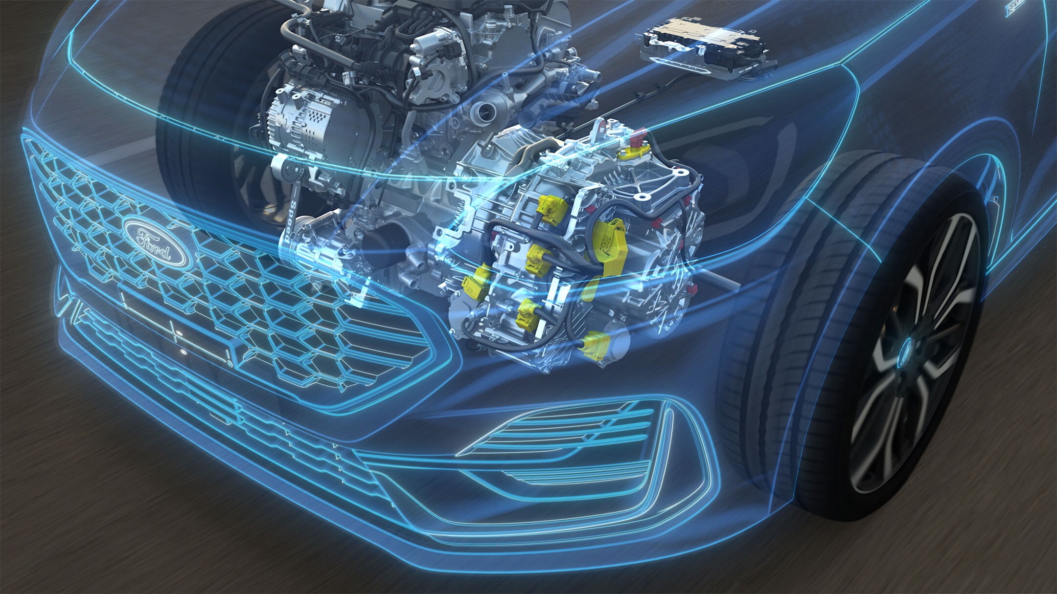 Vykreslení motoru Ford