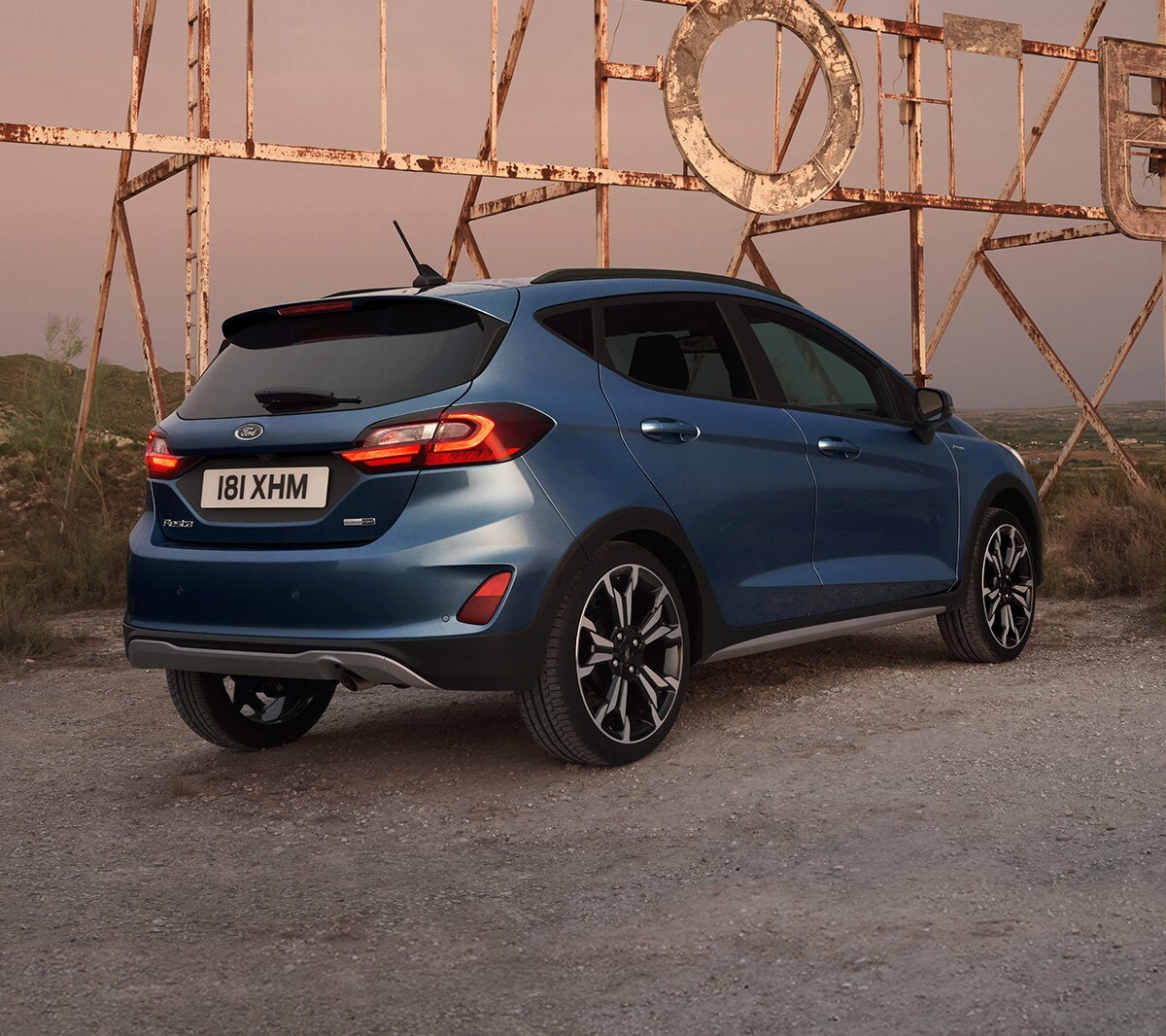 Ford Fiesta pohled zezadu