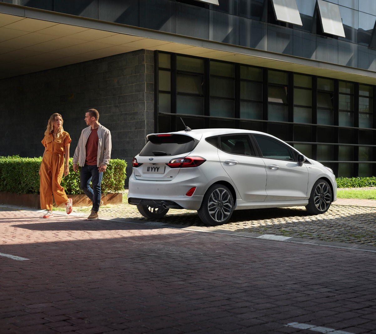 Ford Fiesta pohled zezadu 