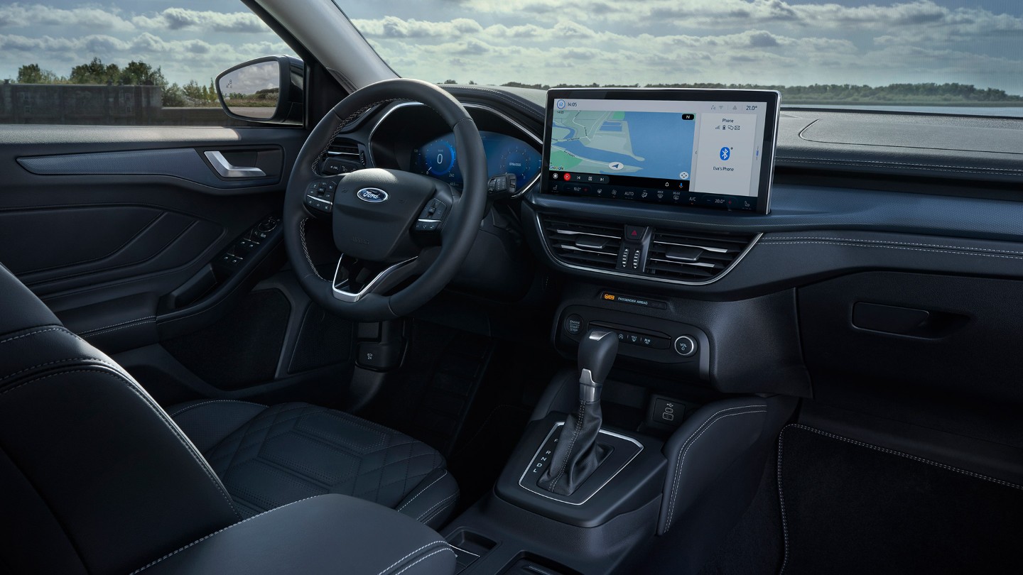 Interior of a Ford Focus