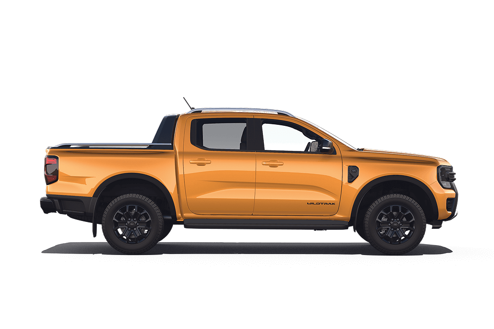 Pohled z boku na Ford Ranger