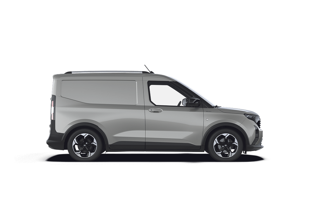 Pohled z boku na Ford Transit Courier