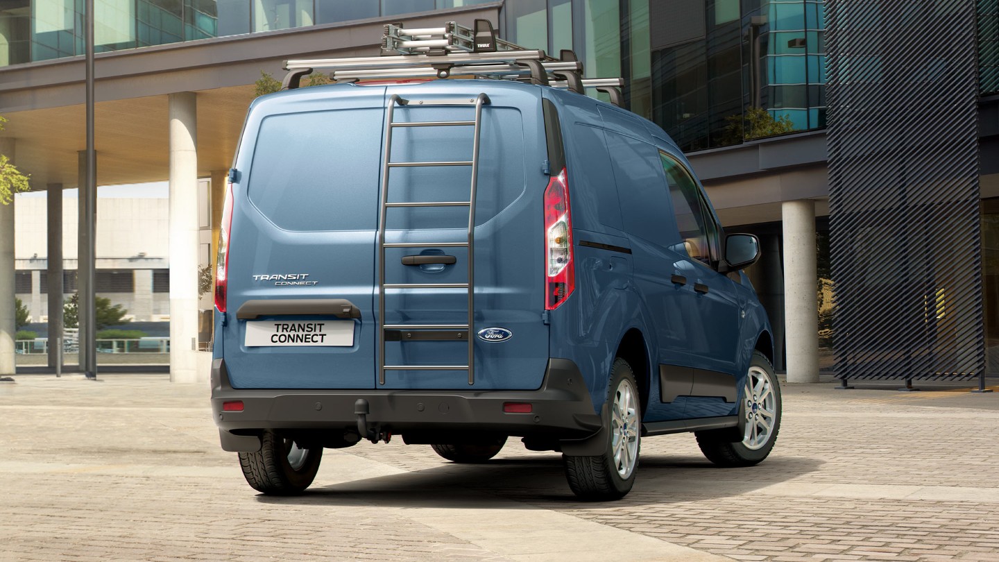 Transit Connect Van s metalickým lakem karoserie modrá Metallic