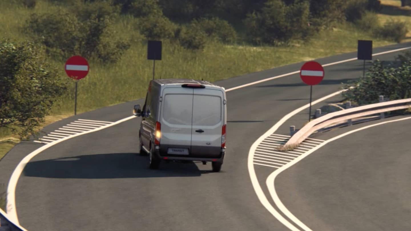 Ford Transit Chassis-Cab on highway