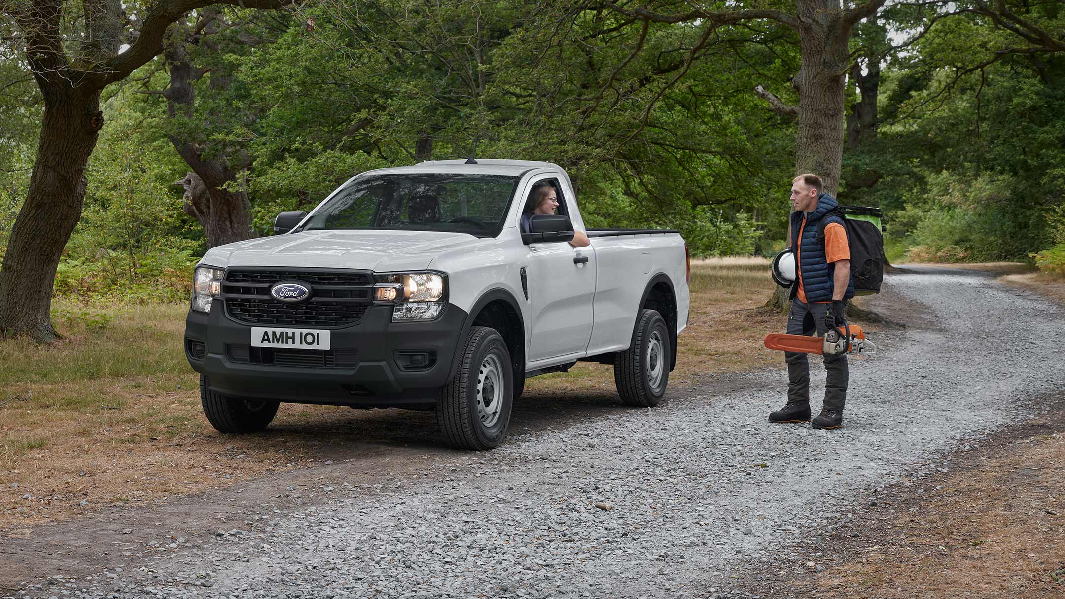 ¾ zadní pohled na nový model Ford Ranger