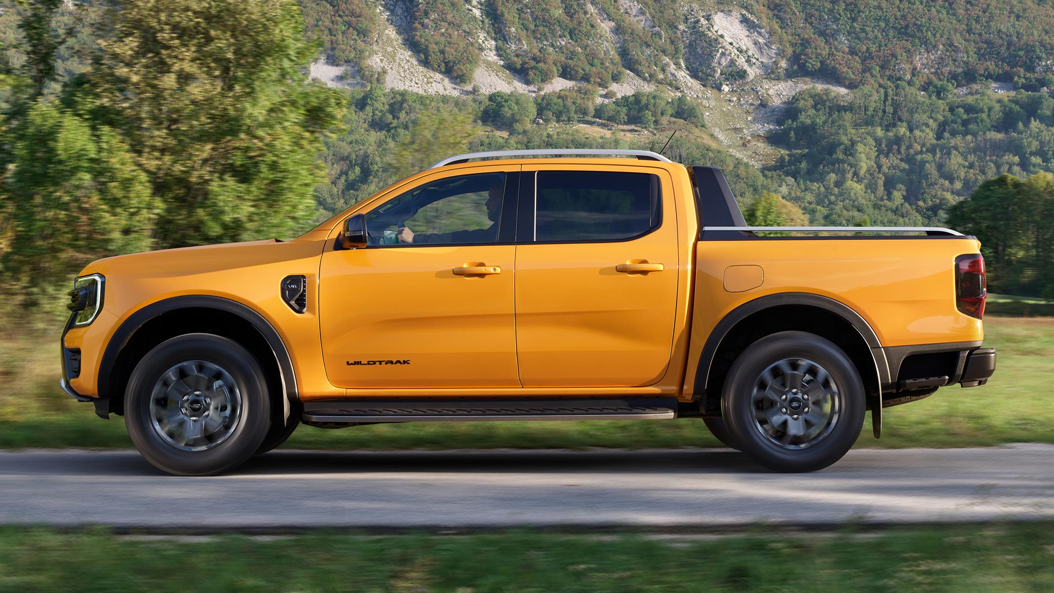 Ford Ranger Wildtrak, vnější boční pohled