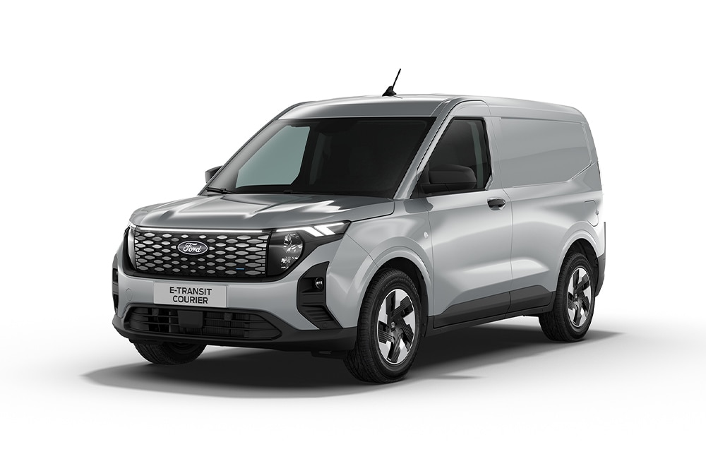 Ford E-Transit Courier v barvě stříbrná Solar